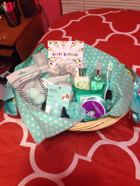 Maybe you would like to learn more about one of these? Color themed gift basket for a birthday! | Themed gift ...