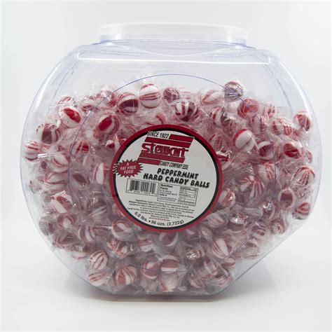 Hard Peppermint 600ct Jar Stewart Candy