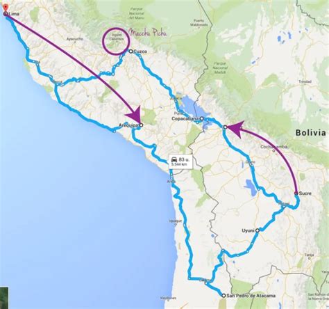 30 Day South America Backpacking Itinerary For Peru Chile And Bolivia