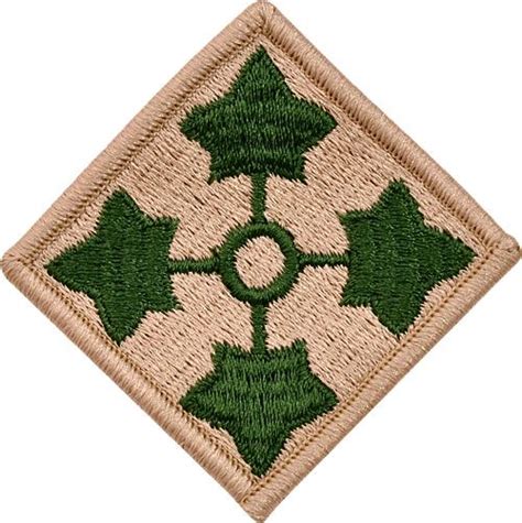 4th Inf Div 4th Infantry Division Army Patches Infantry