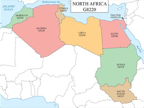 Lc G Schedule Map 34 North Africa Waml Information Bulletin