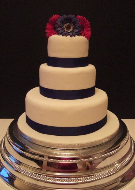 Blue Ribbon Wedding Cake Wedding Cake Ribbon Wedding Cakes Blue