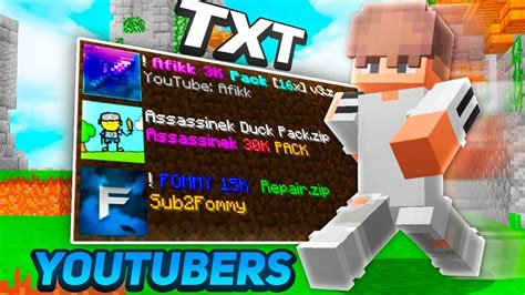 Testuje Texture Packi Youtuberów Fommy Elo Mordo Xfuzi W Minecraft