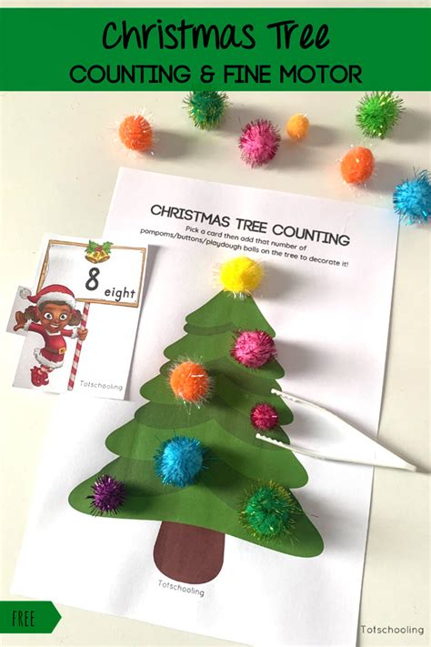 Christmas Tree Counting Totschooling Toddler Preschool