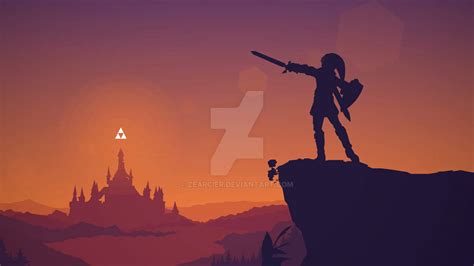 The Legend Of Zelda Landscape Wallpaper By Zearcier On Deviantart