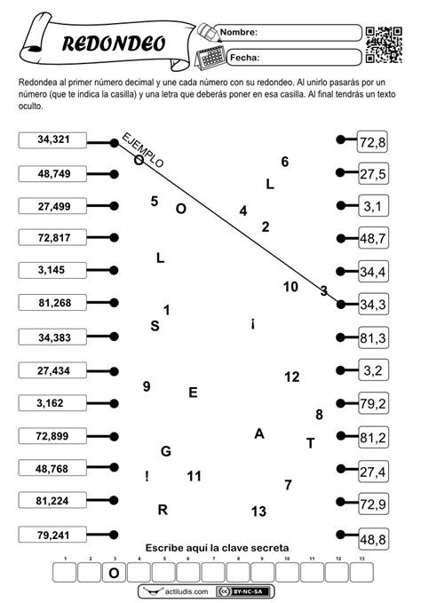 Redondeo De Decimales 01 Fichas De Matematicas Decimal Matematicas