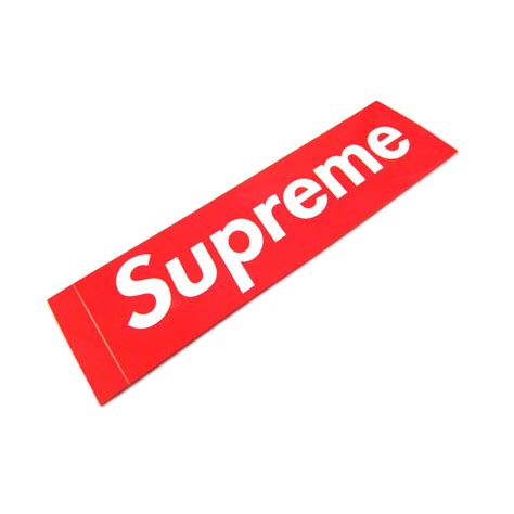 Supreme Box Logo Sticker Streetwear Official