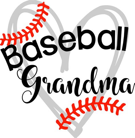 Scribble Heart Baseball Grandma Svg Payhip