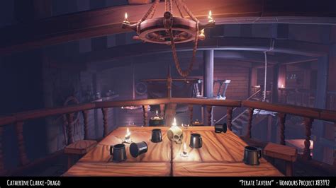 Artstation Pirate Tavern Flythrough