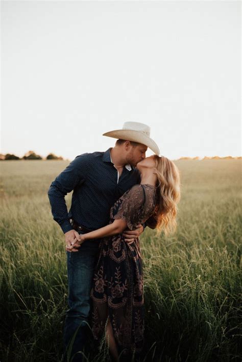 Loved Shooting With This Gorgeous Western Couple Out In A Random Field