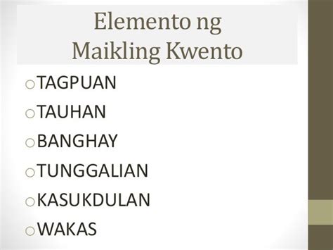 Ang Maikling Kwento Maikling Kwentong