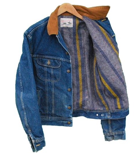 Lee 101 Storm Rider Raw Selvedge Denim Jacket Blanket Lined New With