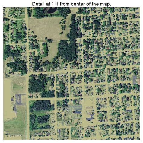 Aerial Photography Map Of Menominee Mi Michigan