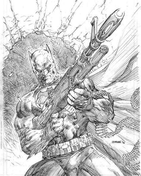 Jim Lee Just Posted The Finished Pencils To His Variant Cover For Issue