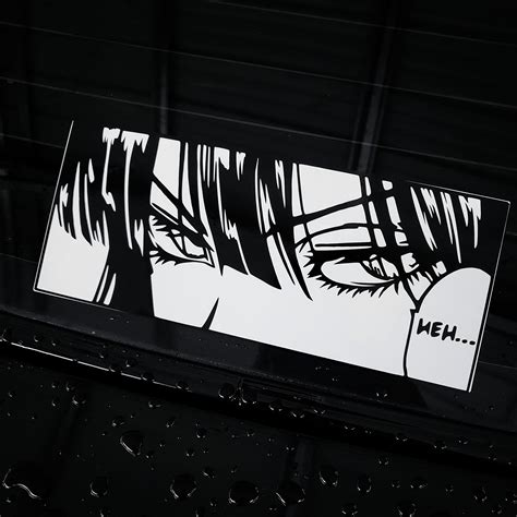 Anime Eyes Vinyl Decal Manga Panel Box Slap Sticker Jdm Etsy España