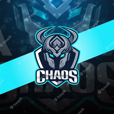Premium Vector Chaos Esport Mascot Logo Design