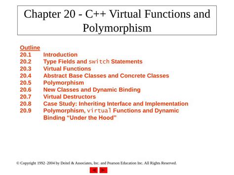 Pdf Chapter 20 C Virtual Functions And Polymorphism · Chapter 20