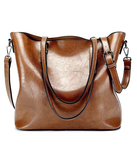 Womens Soft Leather Handbag Hobo Crossbody Purse Tote Shoulder Bag