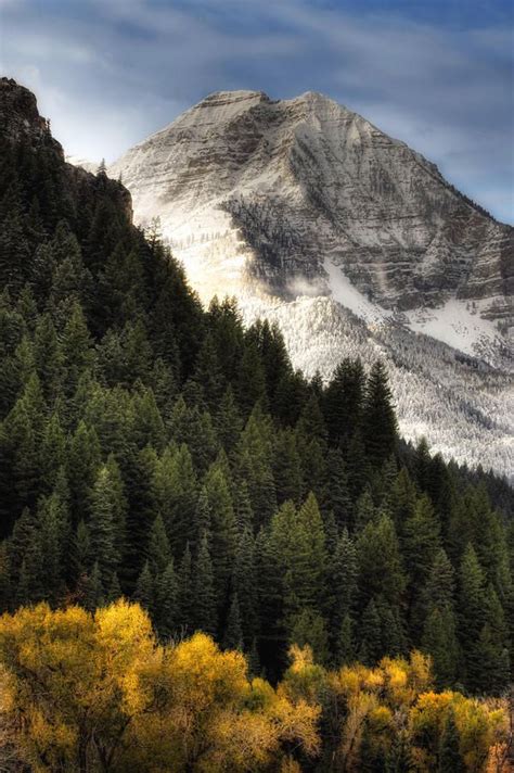Mount Timpanogos 1 By Douglas Pulsipher Utah Mountains Scenery