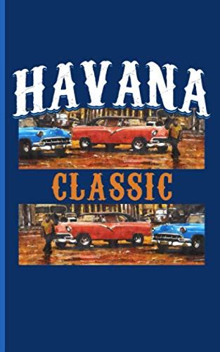 Havana Classic Car Art Journal Notebook Cuba Travel Writing Diy