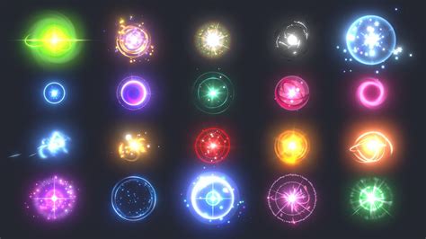 Glowing Orbs Pack Vol 2 Spells Unity Asset Store Magic Drawing