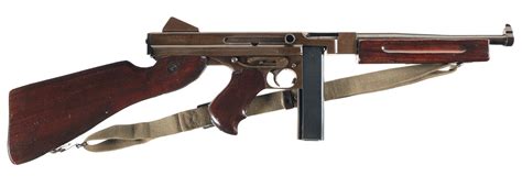 Exceptional World War Ii Thompson M1a1 Submachine Gun With Acces