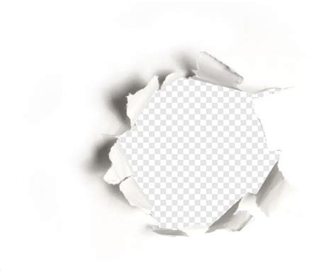 Hole In Paper Hole In Paper Hd Png Download 924x748 5198528 Png