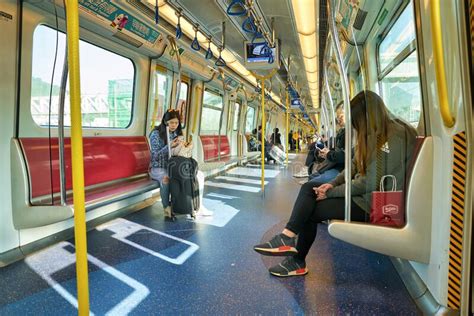 Mtr Train In Hong Kong Editorial Stock Photo Image Of Colour 174425383