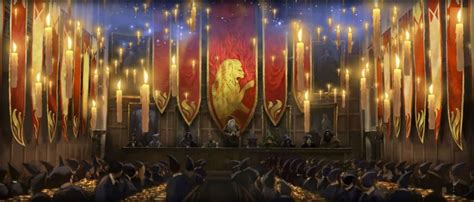 The Great Hall After Gryffindor Won The House Cup In The Philosophers