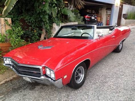 Buick Skylark Convertible 1969 Red For Sale 446679h369327