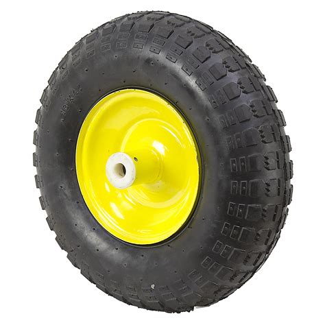 13x400 6 Yellow Wheel Assembly Pneumatic Wheels Wheel Wheels
