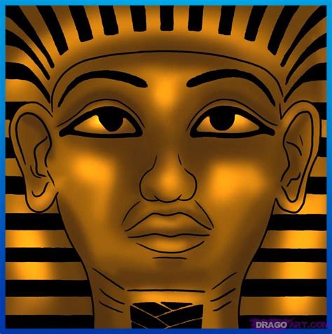 How To Draw King Tut Step By Step At Drawing Tutorials