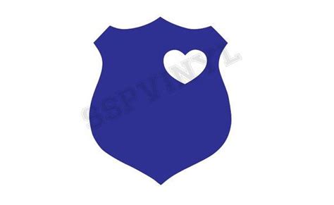 Heart Police Law Enforcement Badge Decal Law Enforcement Badges Law Enforcement Faith Tattoo