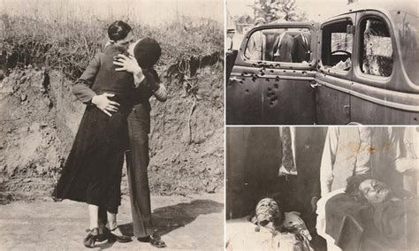 Final Hours Of Gangsters Bonnie And Clyde Revealed In Kissing Picture