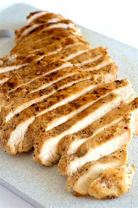 For an average sized chicken, cut yourself about three feet of twine. How to Cook Perfect Chicken Breasts for Salads and Sandwiches - Baking Mischief