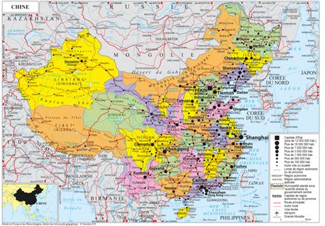 Geopolitical Map Of China China Maps