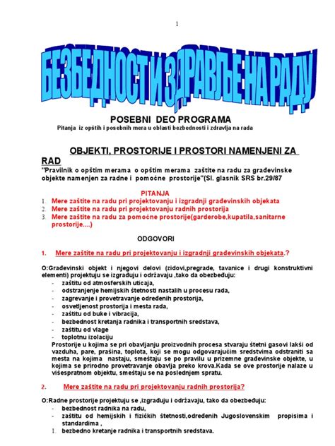 Pitanja i Odgovori Za Strucni Ispit