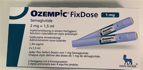 Buy Ozempic Fix Dose 2mg15ml X 1mg By Novo Nordisk As At Best Price