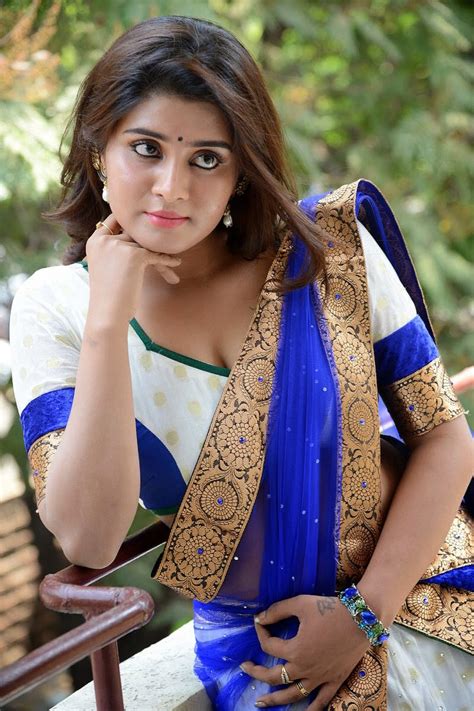 telugu actress harini hot in half saree hd photos collection part 1