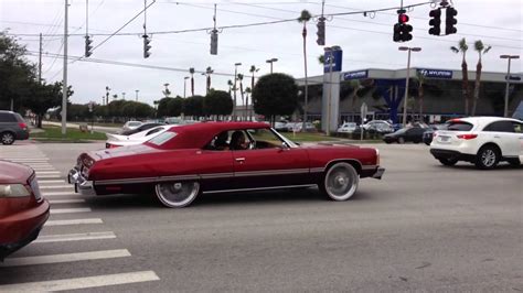 74 Caprice Convertible On 24 Daytons And Vogues Youtube