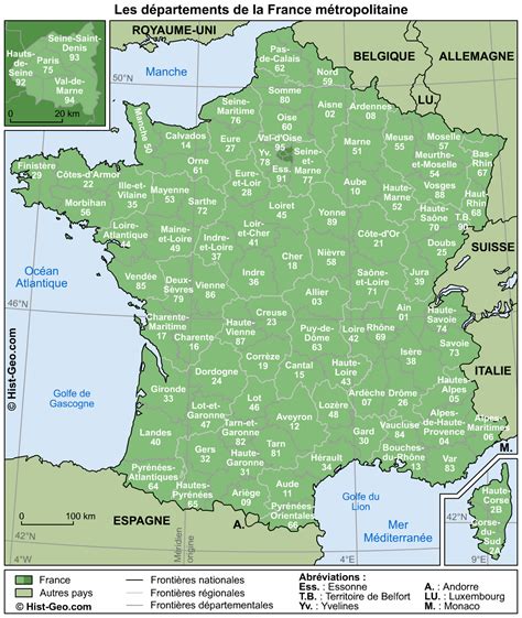 Liste, cartes et informations pratiques sur les régions et les départements français 2021. Carte De France Et Numero De Departement | My blog
