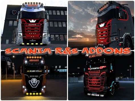 Scania RS Addons V5 8 1 41 1 42 ETS2 ETS2 ATS Mod