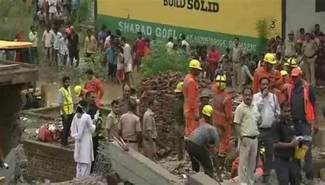 Ghaziabad 2 Dead In Dasna Building Collapse 2 More Rescued From