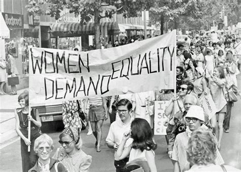 Demonstration For Womens Rights 1970 The First National Flickr
