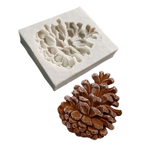 They also go by several other names: Food Grade Silicone Christmas Pine Nut Fondant Cake Mold ...