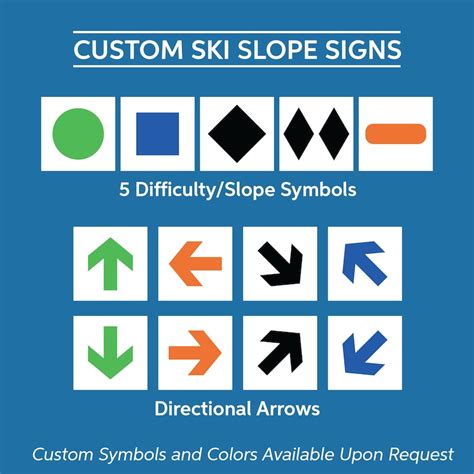 Ski Slope Sign Custom Ski Sign Ski Trail Print Personalized Etsy