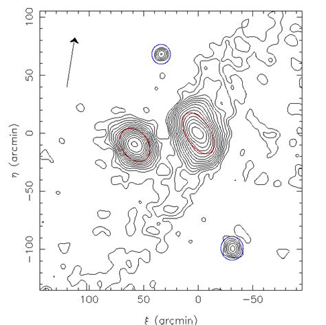 The Surface Density Variation Of Rgb Stars In A 4 × 4 Degree Region