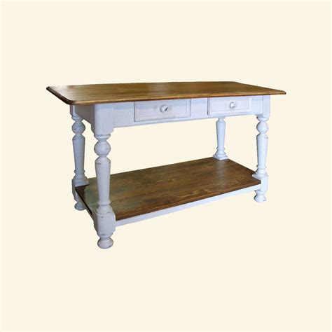 Usually ships within 6 to 10 days. French Country Turned Leg Sofa Table | French Country ...