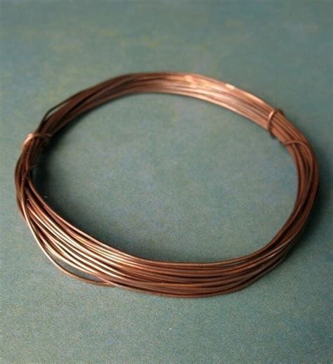 24 Gauge Antiqued Copper Wire 10 Feet