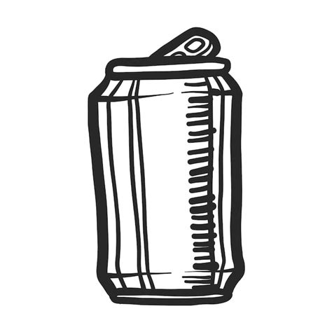Premium Vector Beer Can Icon Hand Drawn Illustration Of Beer Can